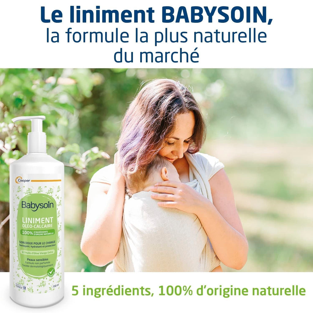 Cooper liniment, ulei de calciu, îngrijirea copilului, 750 ml Copii - Baie si Skincare Naty Shop