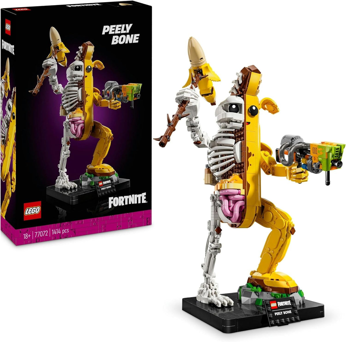 LEGO Fortnite bone shali - Incluso lanciatore di vernice e piccone per ciotola - Oggetto da collezione per gli appassionati di videogiochi - Set da costruzione per adulti come decorazione per la casa o l'ufficio - 77072 Set da costruzione Besuche den LEGO-Store Titolo predefinito