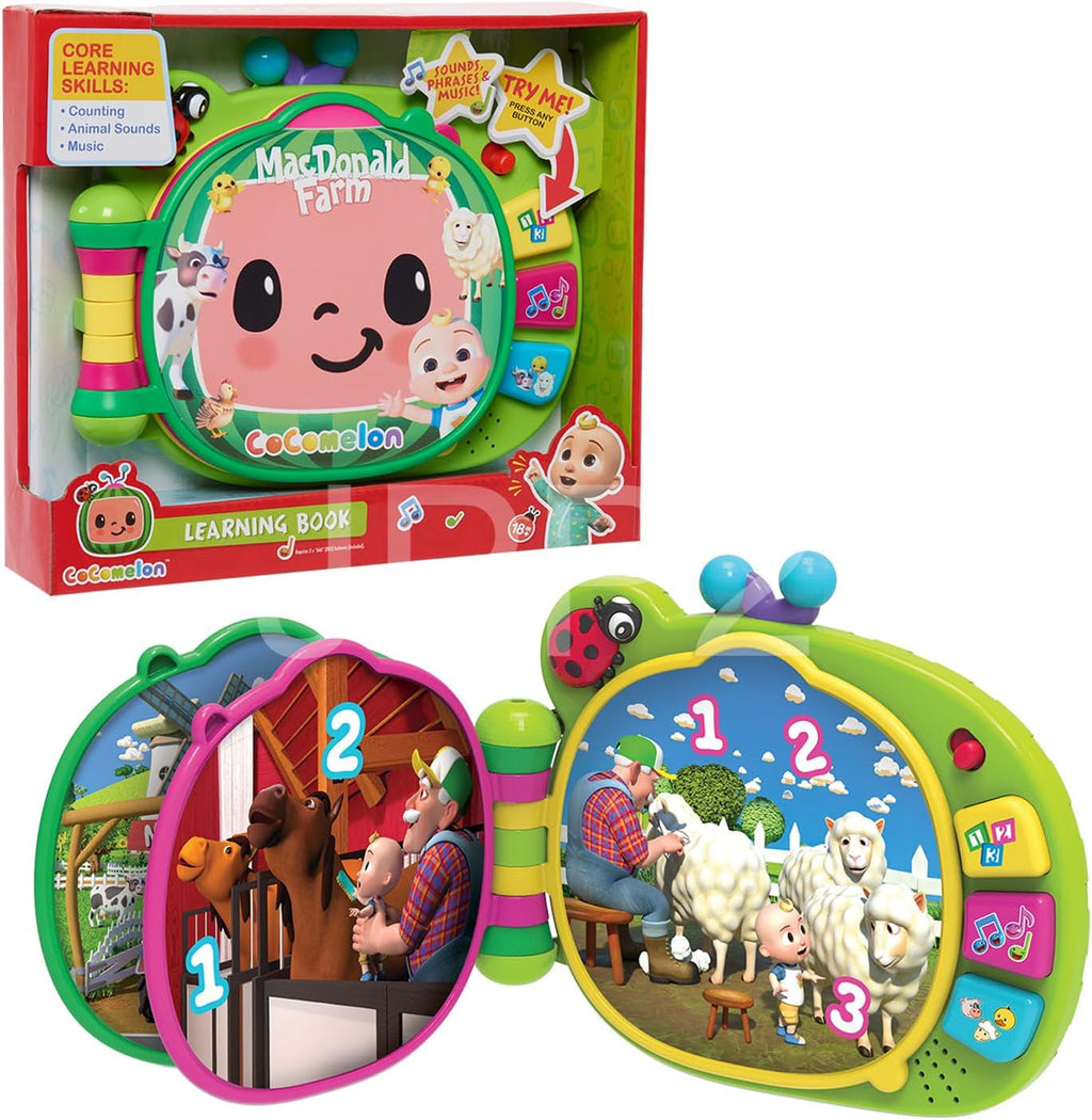 CoComelon , carte de învățare J.J, funcții de învățare și electronice, jucărie pentru copii de la 18 luni, CCM10 (versiune franceză) Jucarii Bebe Naty Shop Titlu implicit