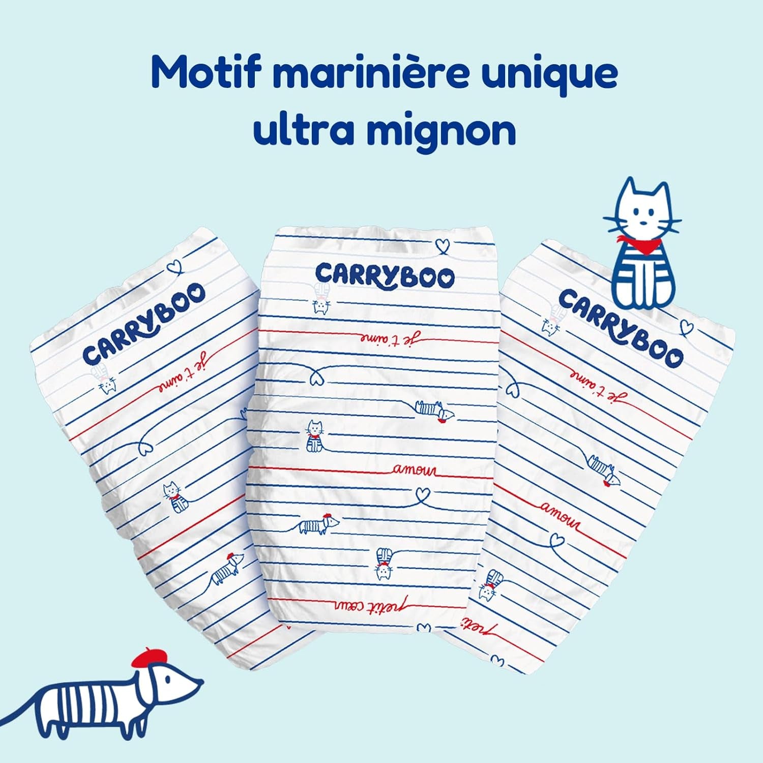 - Pannolino taglia 1 (2-5 kg) – sano ed estremamente assorbente – a prova di perdite per 12 ore – ohne unerwünschte Substanzen – prodotto in Francia – prezzo conveniente – 120 pannolini usa e getta
