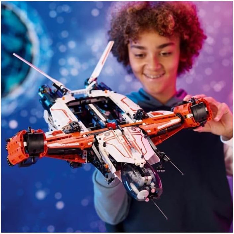 LEGO Technic Vtol Space Transporter LT81, set di costruzione spaziale, giocattolo spaziale, astronave, set da gioco Mini Rover, regalo per ragazzi e ragazze di età superiore a 10 anni 42181 Set di costruzione Acquista il negozio LEGO