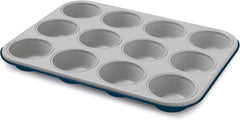 , Linea XBake, teglia per 12 muffin, acciaio con rivestimento Stampi e teglie Naty Shop