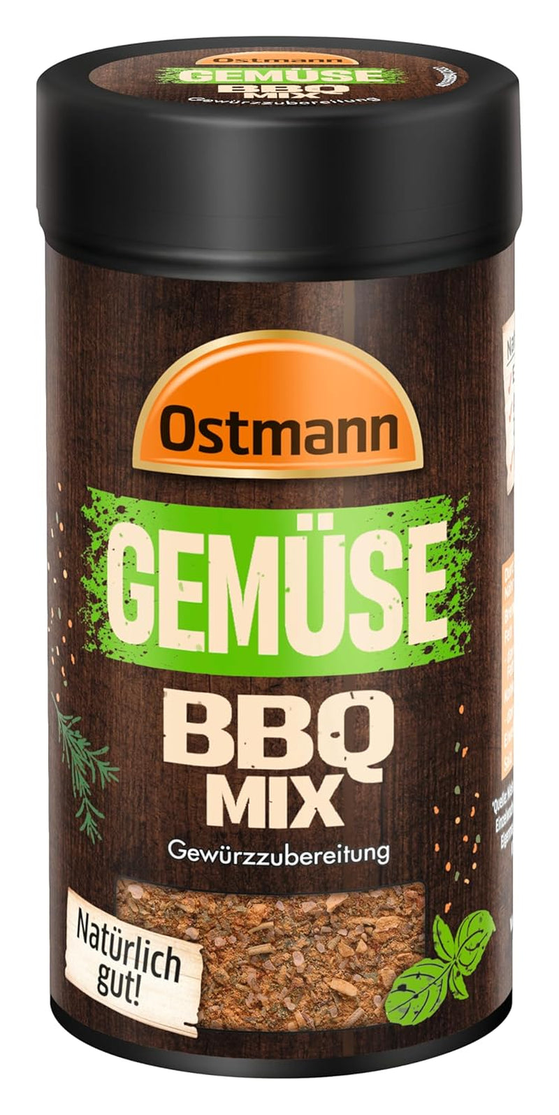 Ostmann Gewürze - Gemüse BBQ Mix | Gewürzzubereitung für Gemüse | Mediterrane Kräuternote für Grillgemüse, Tofu und Co. | 120 g in un colino
