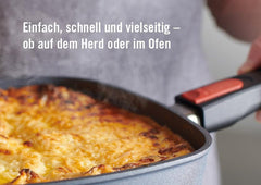 Padella piana Woll Diamond Lite - Induzione -, Ø 20 Cm, Altezza 5 Cm, Con manico removibile - Adatta a tutti i tipi di piano cottura, Fusione di alluminio, Rivestimento Antiaderente Pentole e Padelle Naty Shop