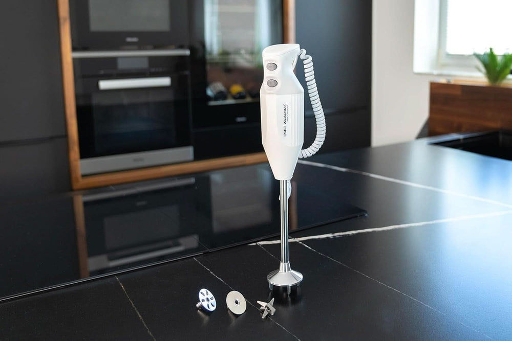 ESGE Zauberstab P 200 Profi, Stabmixer Weiß Inkl. Zubehör, Bis Zu 17.000 U/Min, 90860, Bianco/Grau Kitchen Naty Shop