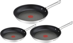 TEFAL DUETTO Set Padelle 3 Pezzi 20/24/28 cm, Induzione Pentole e Padelle Naty Shop Default Title