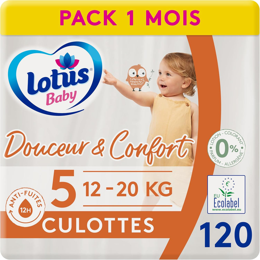 Douceur Naturelle - Mutandine, Taglia 6 (16-26 kg) Confezione da 1 mese - 112 mutandine