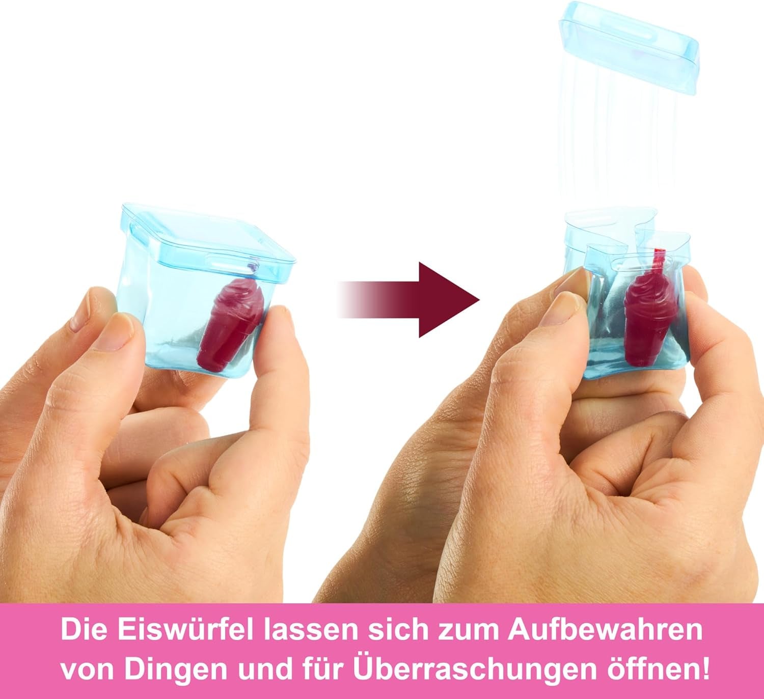 Barbie Pop Reveal Fruit - păpușă cu păr roșcat în aromă de pepene roșu, 8 surprize, fată squishy parfumată, păr și machiaj care își schimbă culoarea, pentru copii de la 3 ani, HNW43 Papusi Naty Shop