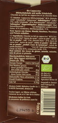 Ciocolată organică umplută cu cappuccino, 100g