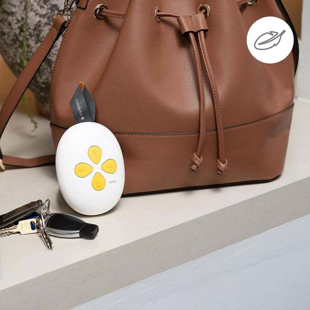 Tiralatte elettrico Medela Solo, con imbuto Personalfit Flex e tecnologia di estrazione a 2 fasi Accessori Alimentazione e Allattamento Bebe Naty Shop