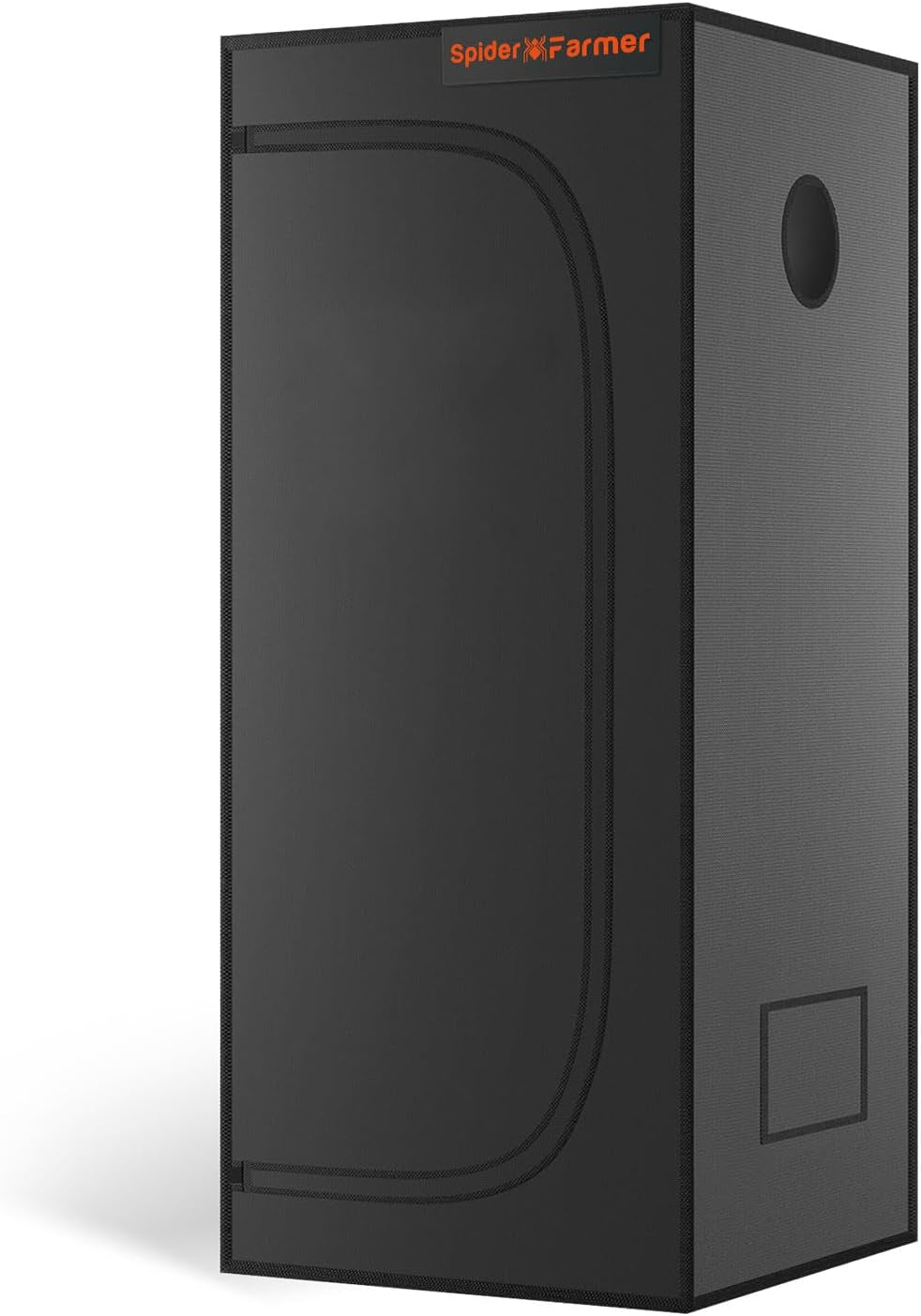 Tenda da coltivazione Spider Farmer Pro 70x140x200 cm con porta scorrevole, finestra di osservazione, pannello pavimento rimovibile, tessuto Mylar 2000D, per coltura idroponica da interni con SF4000, G4500, SE4500