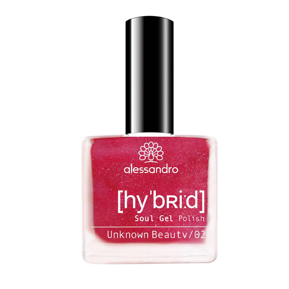 Smalto Alessandro Sinful Glow HYBRID - Tonalità nude - Unghie perfette in soli 3 step, senza LED - dura fino a 10 giorni! 8 ml