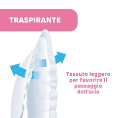 Coppette assorbilatte Chicco Acterielle Natural Feeling, 30 pezzi Accessori Alimentazione e Allattamento Bebe Naty Shop