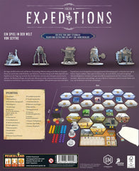 Feuerland Spiele 31025 Gioco da tavolo Expeditions, toni della terra