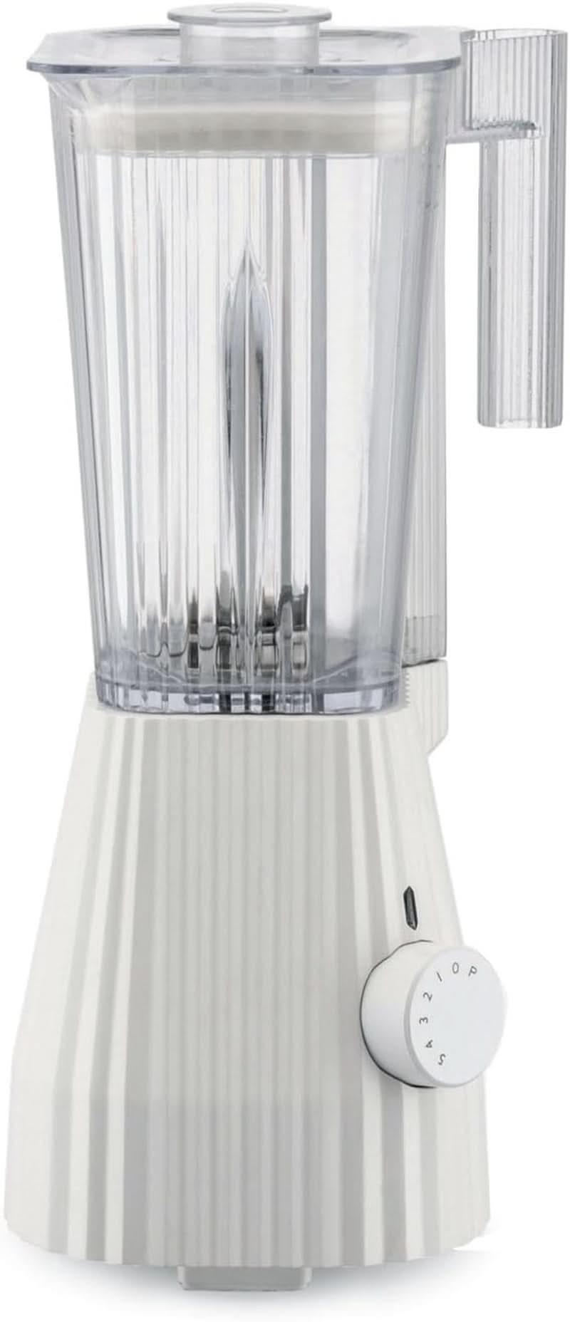 Alessi Plissé MDL09 W - Frullatore con caraffa graduata, resina termoplastica, Cucina Naty Shop
