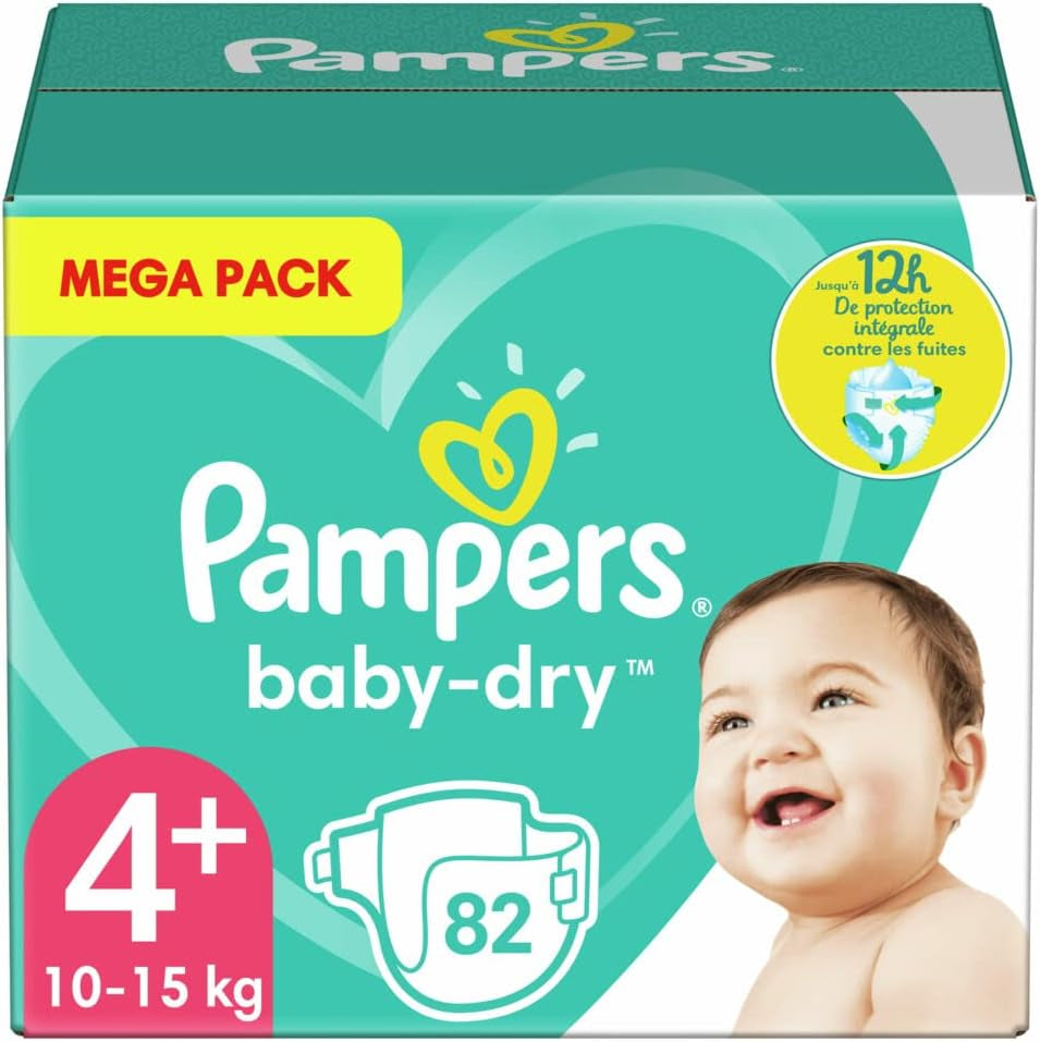 Pannolini Pampers 81657566 Pantaloni Baby-Dry, bianchi
