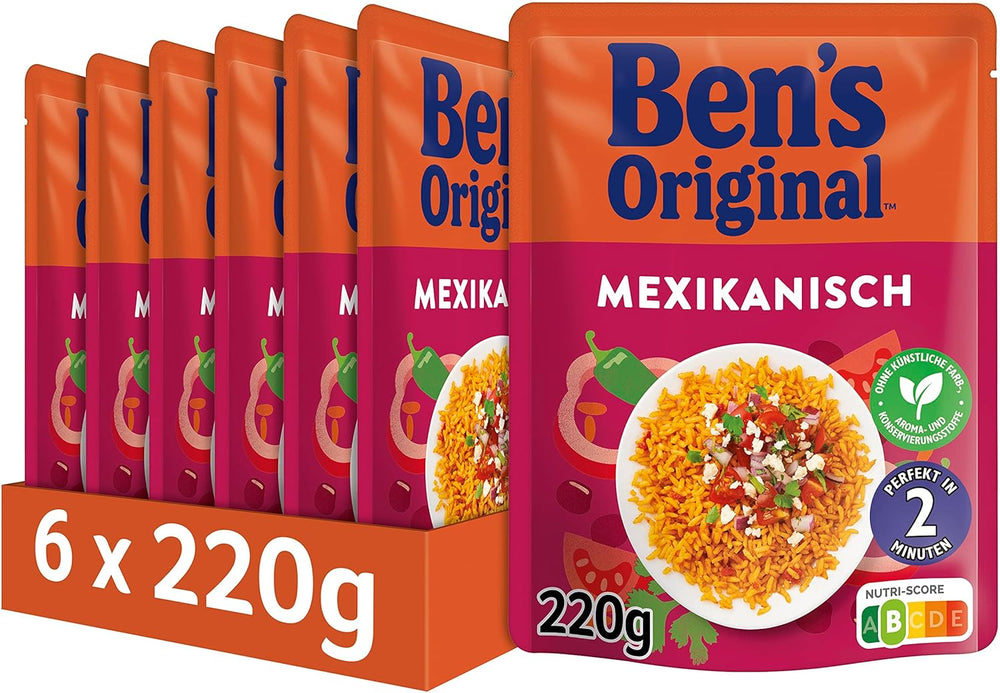 BEN'S ORIGINAL™ Riso espresso messicano 6 x 220 g