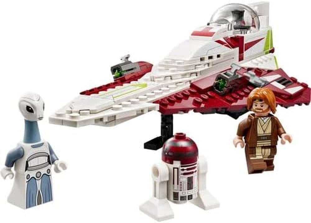LEGO Star Wars Jedi Starfighter Obi-Wan Kenobi, giocattolo costruibile con Taun We, personaggio droide e spada laser, set L'attacco dei cloni 75333 Set di costruzione Acquista il negozio LEGO