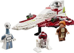 LEGO Star Wars Jedi Starfighter Obi-Wan Kenobi, giocattolo costruibile con Taun We, personaggio droide e spada laser, set L'attacco dei cloni 75333 Set di costruzione Acquista il negozio LEGO