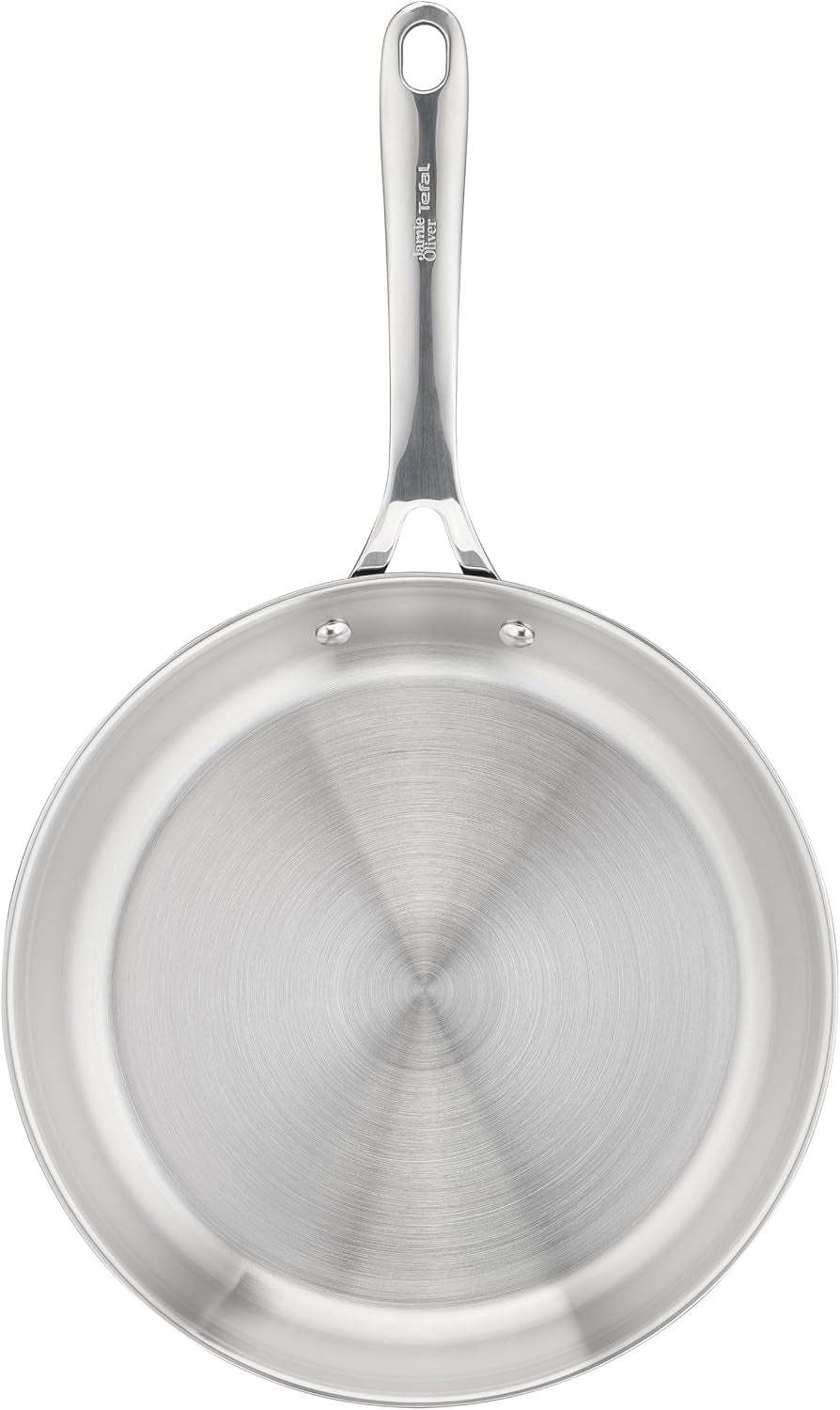 Jamie Oliver di Tefal Cook Padella Smart 28Cm, Acciaio inox non rivestito, Adatta all'induzione Pentole e Padelle Naty Shop