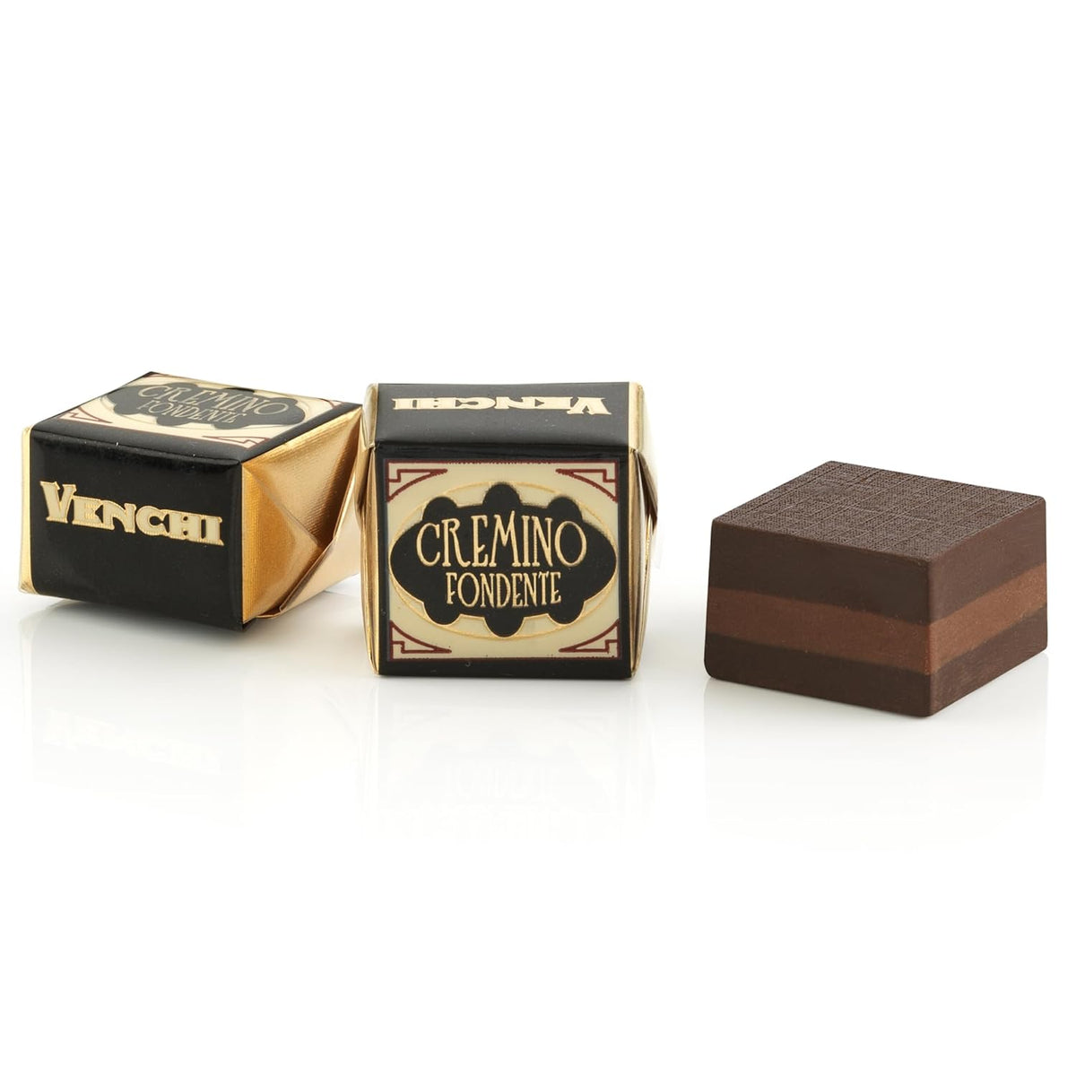 Venchi - Cremino Cioccolato Nero Extra - Cioccolato fondente con pasta di mandorle e "Nocciola di bosco Piemonte IGP", 1 kg, senza glutine, senza coloranti e senza conservanti