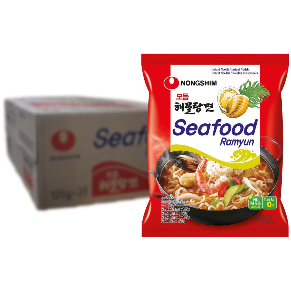 Noodles istantanei Nong Shim Kimchi Ramyun Ciotola grande - Zuppa di ramen coreana - Preparazione rapida - 1 confezione da 112 g