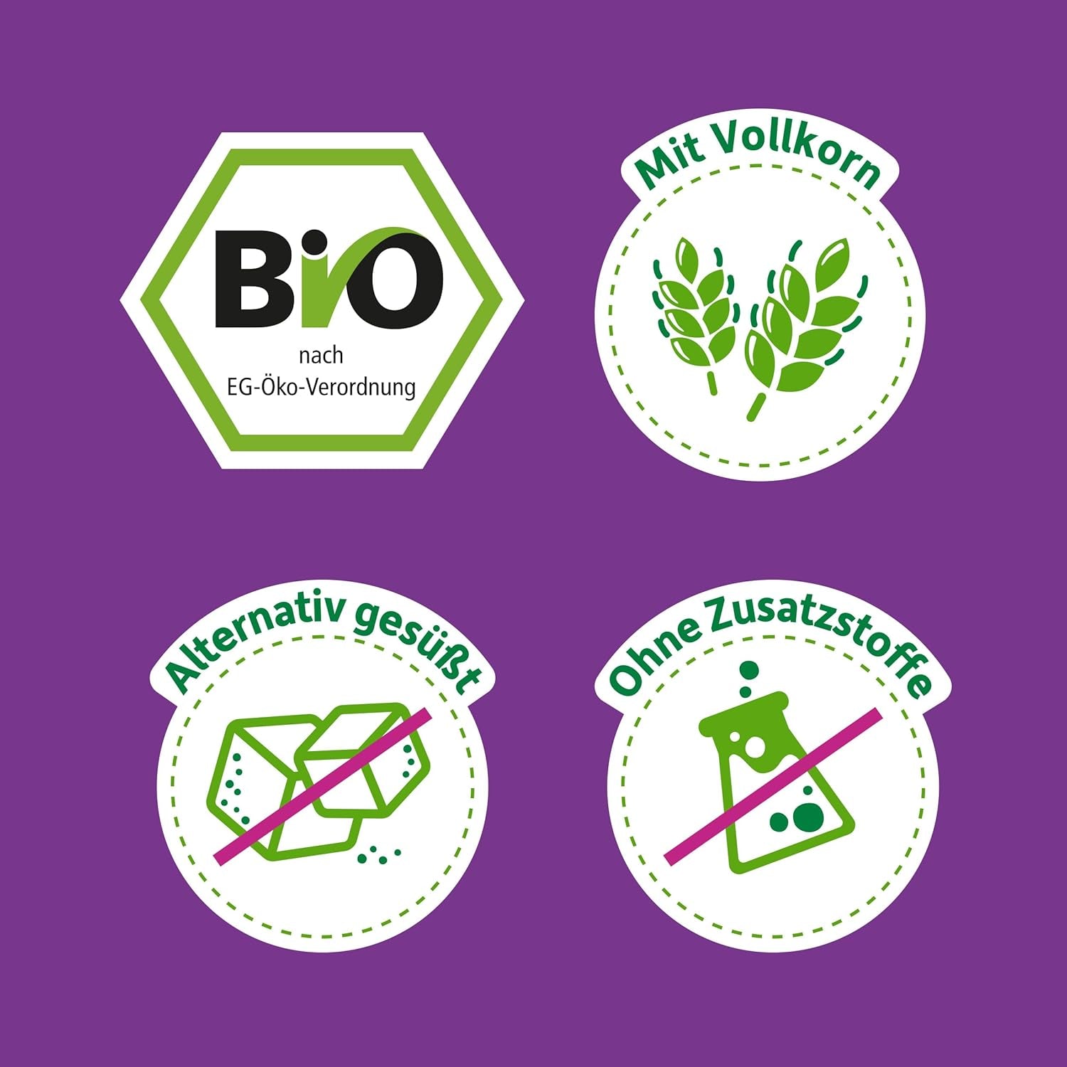 FRECHE FREUNDE Muesli da colazione biologico Edda's Berry Mix di muesli croccanti per scolari con fragole liofilizzate Confezione da 6 vegani (6 x 280 g)