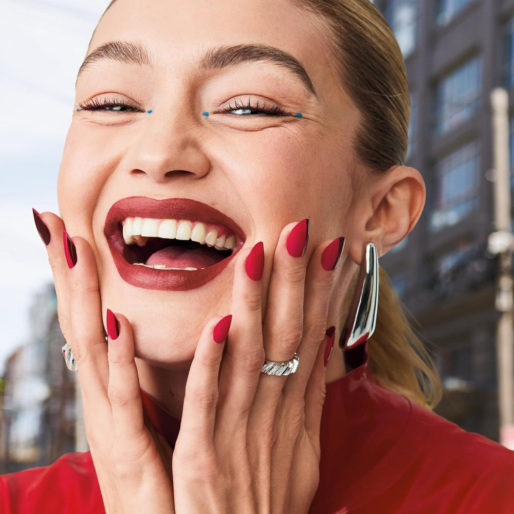 Maybelline New York Super Stay Ink Bonder 490 Hot Salsa Nail Polish - Smalto per unghie a lunga tenuta per unghie forti e colore intenso, 12,3 ml