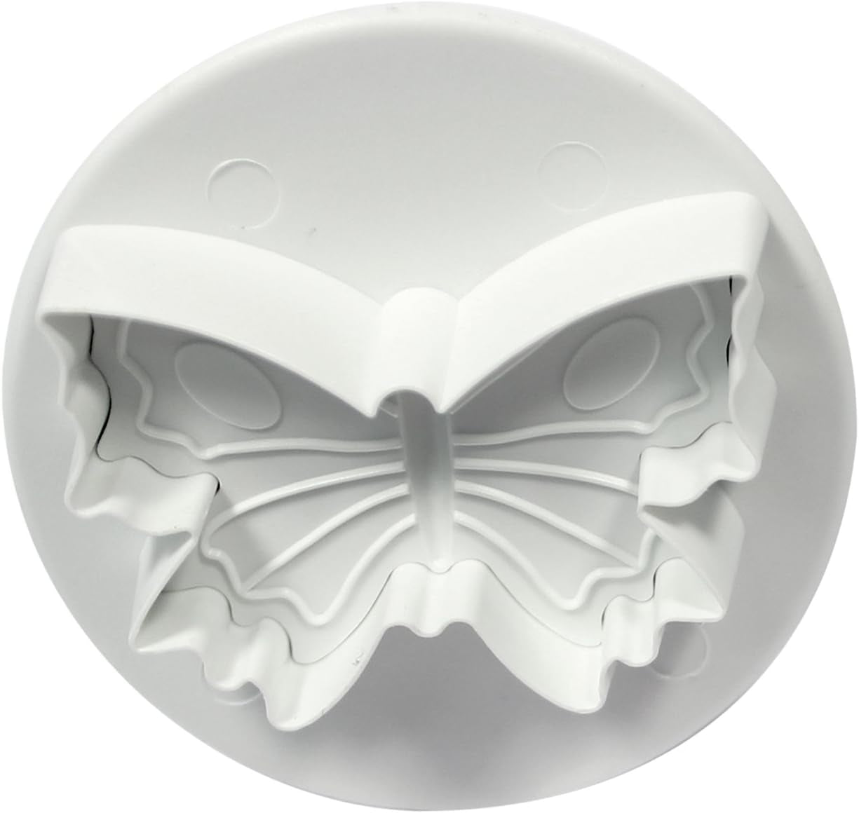 BU910 Cutter de embosare cu motiv fluture, format mic, mediu și mare, plastic, alb, 9 x 2 x 9 cm, 1 unitate