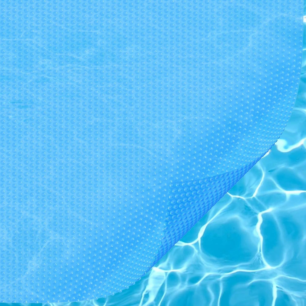 Prelată solară pentru piscină VEVOR, pătură solară dreptunghiulară 9,75 x 4,87 m pentru piscine, prelată solară pentru piscine supraterane, prelate solare de 16 mil albastre