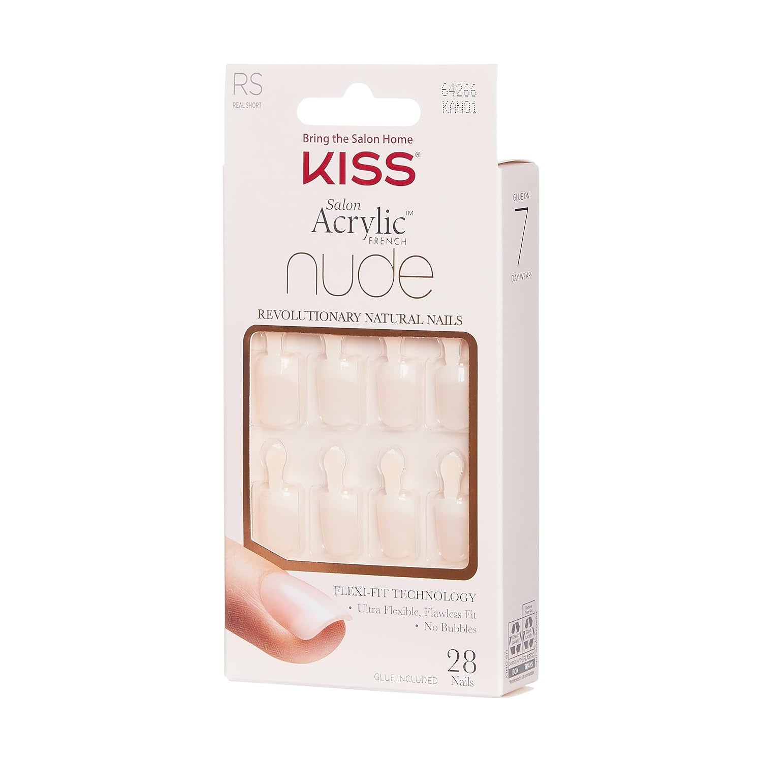 Kiss Nude Nails Unghii Uimitoare (Pachet de 2)