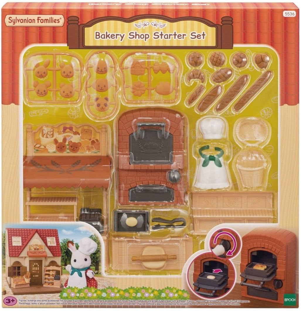 Sylvanian Families 5536 Set da forno Starter House - Playset per casa delle bambole Case delle bambole Naty Shop Titolo predefinito