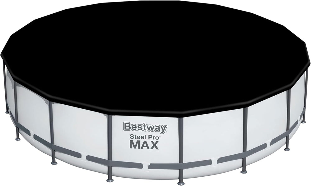 Prelată Bestway din PVC Ø 555 cm, neagră, rotundă