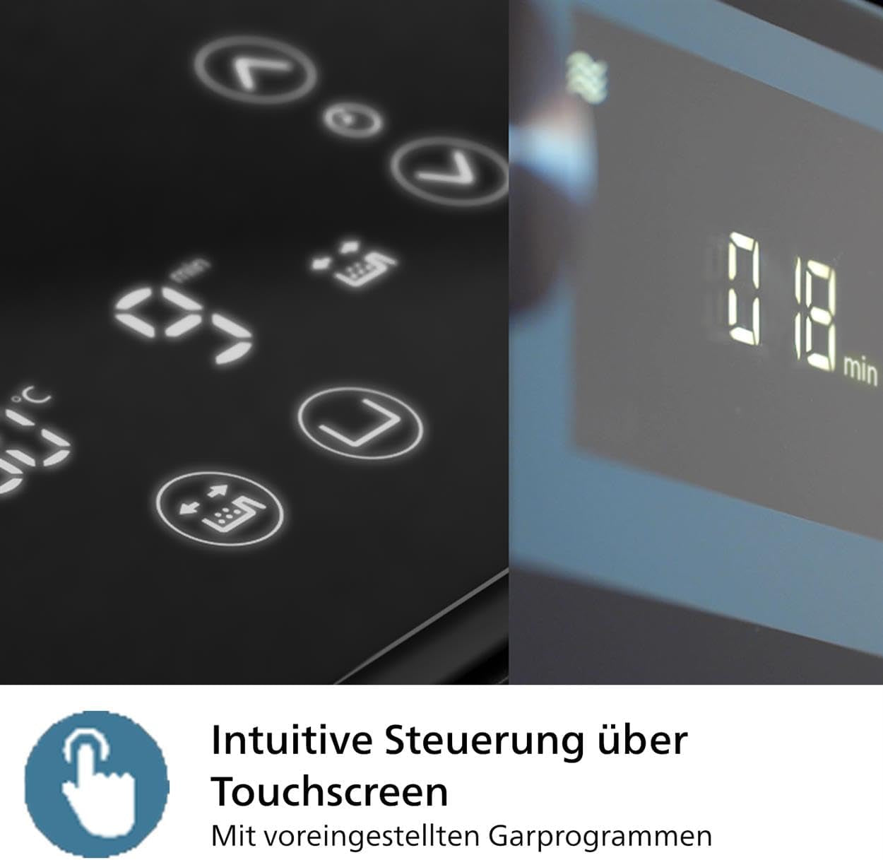 Philips Airfryer Dual Basket Serie 3000, 9L, 2 cestelli, 2 piatti pronti contemporaneamente, tecnologia Rapidair più aria calda Elettrodomestici Naty Shop