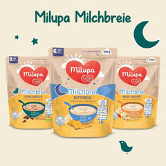 Milupa Milk Porridge Butter Biscuit - Porridge per bambini senza olio di palma Mother and Child Naty Shop