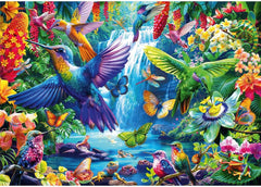 Trefl 10880 Hummingbirds in the Tropics 1000 piese - Diy puzzle cu păsări, Divertisment creativ, Pentru adulți și copii de 12 ani și peste, Multicolor Puzzle Naty Shop