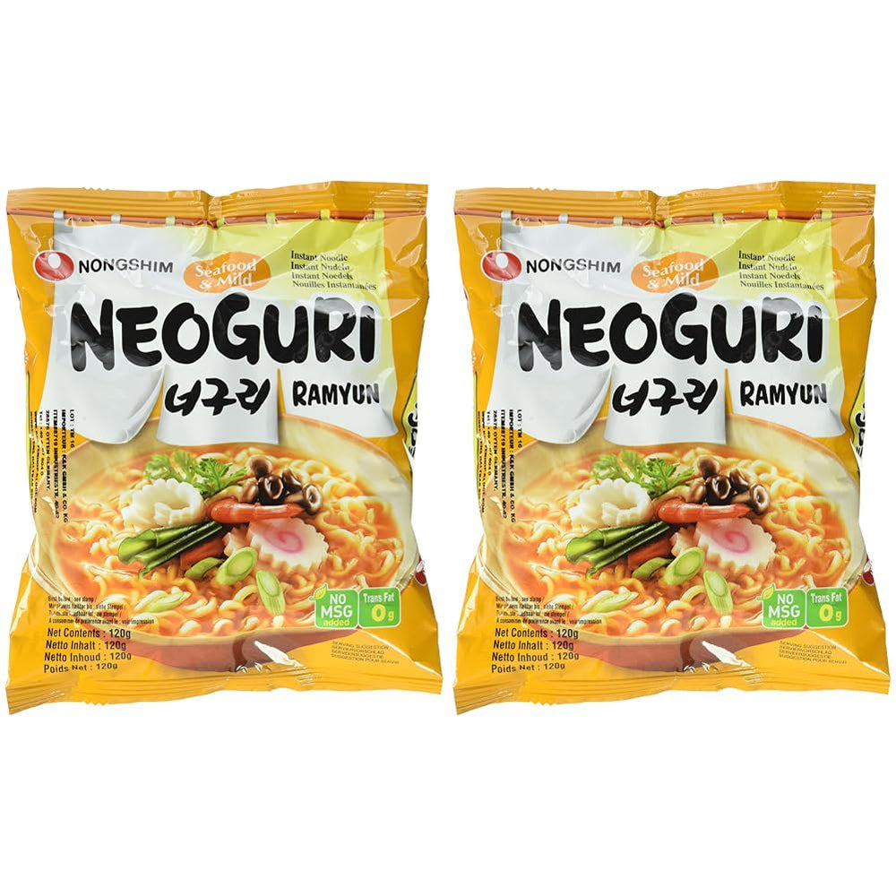 Noodles istantanei Nong Shim Kimchi Ramyun Ciotola grande - Zuppa di ramen coreana - Preparazione rapida - 1 confezione da 112 g