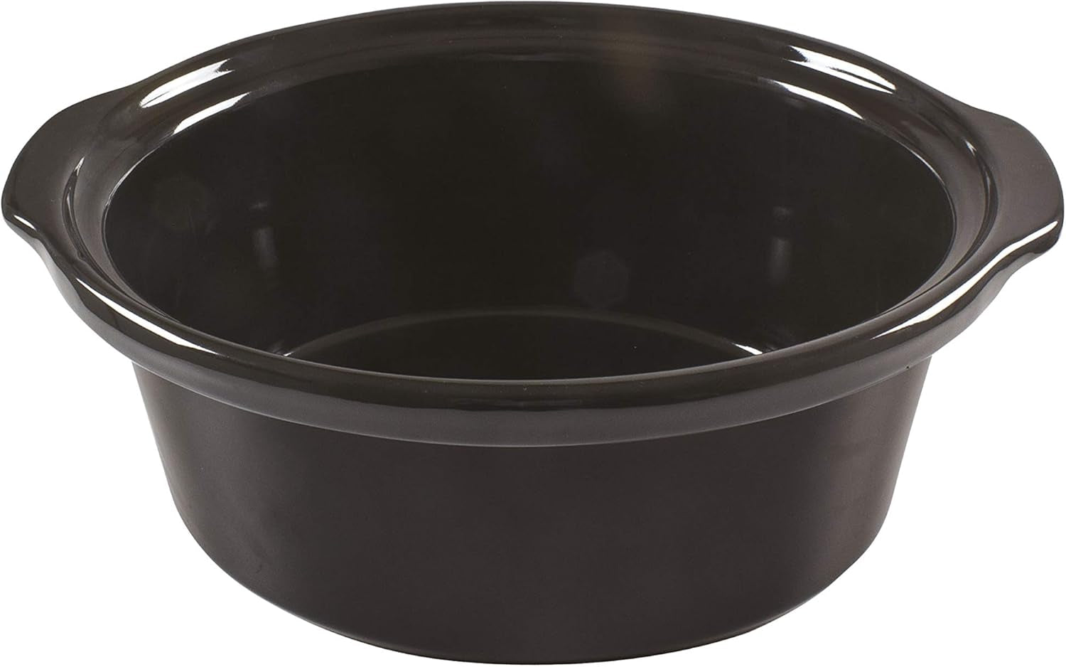 Beper BC.510 Slow Cooker, 280 W, 4,5 litri, vetro ceramico, nero e acciaio Slow Cooker Naty Shop