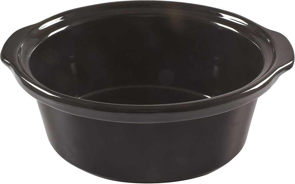 Beper BC.510 Slow Cooker, 280 W, 4,5 litri, vetro ceramico, nero e acciaio Slow Cooker Naty Shop