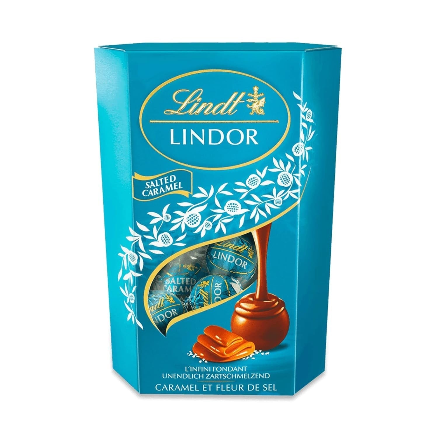 Lindt LINDOR palline di caramello salato, 500 grammi Cioccolatini Naty Shop Titolo predefinito