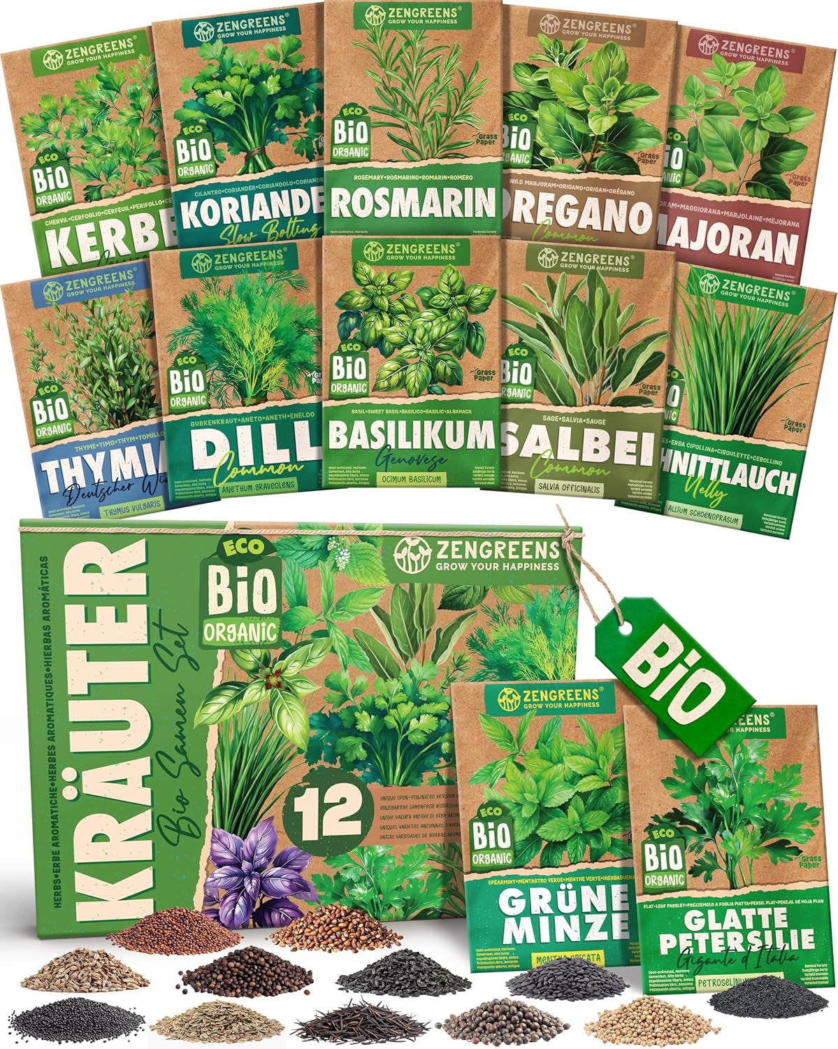 Semi di pomodoro biologico in set da 10 - 10 semi di pomodoro per una facile coltivazione in giardino, balcone o aiuola rialzata - Semi di piante - Piantine