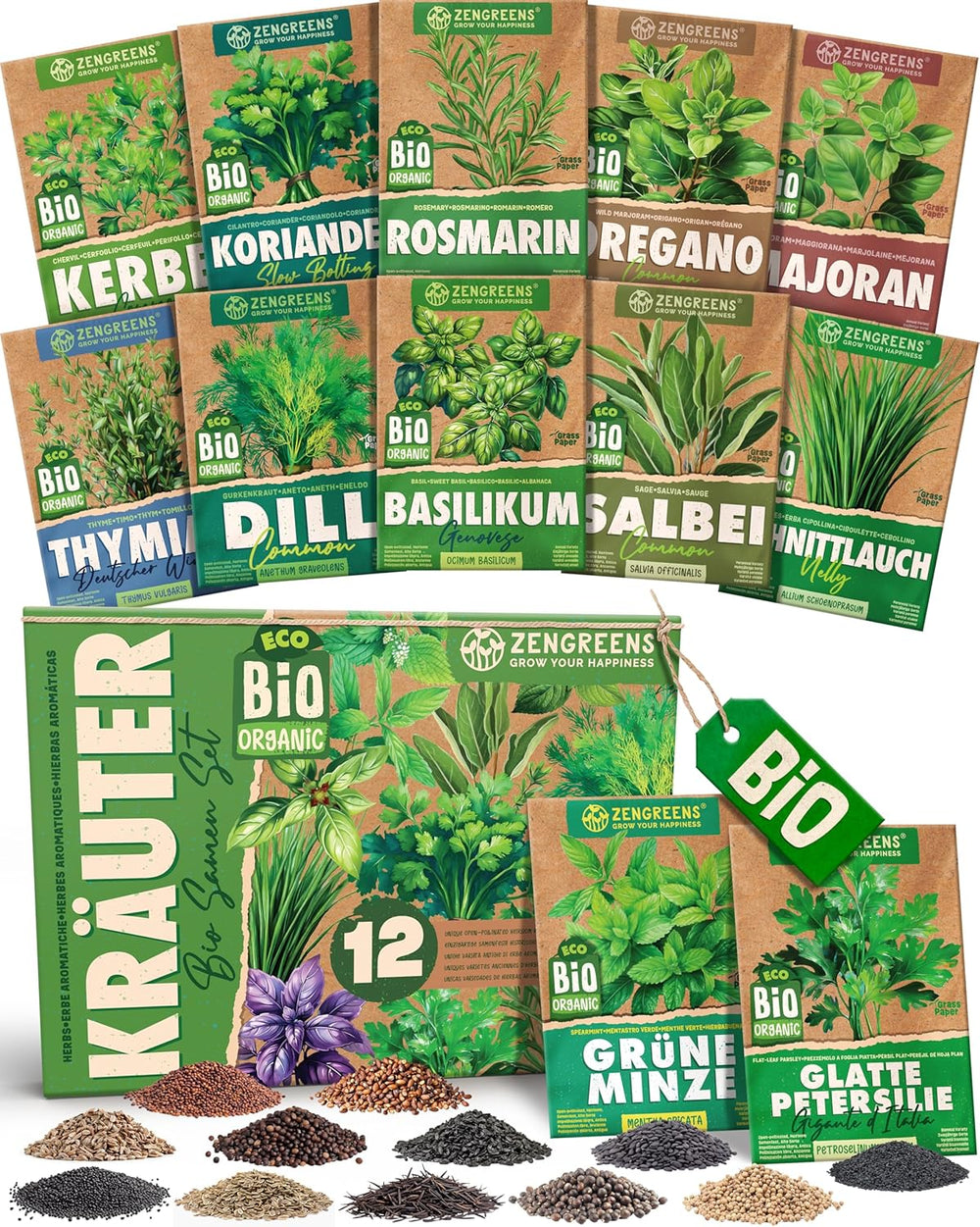 Semi di pomodoro biologico in set da 10 - 10 semi di pomodoro per una facile coltivazione in giardino, balcone o aiuola rialzata - Semi di piante - Piantine