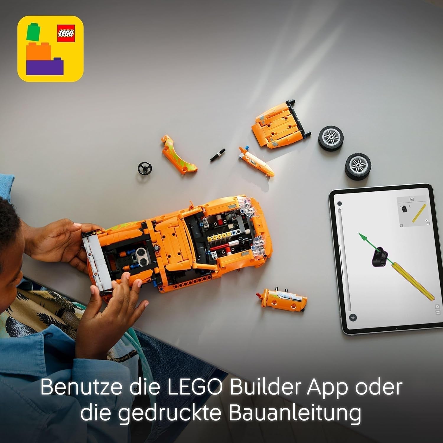 LEGO Technic Fast and Furious Toyota Supra MK4 - Macchinina - Con motore a 6 cilindri e porte apribili - Set di modelli per ragazzi e ragazze sopra i 9 anni - Idea regalo di compleanno 42204 Set di costruzione Beuche den LEGO-Store