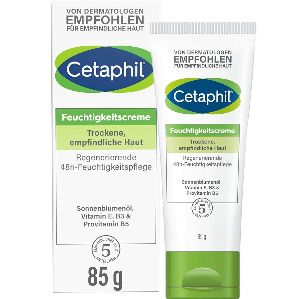 Cetaphil Crema idratante per pelli secche e sensibili 85 ml Doccia e bagno Naty Shop 85 grammi Senza Profumo