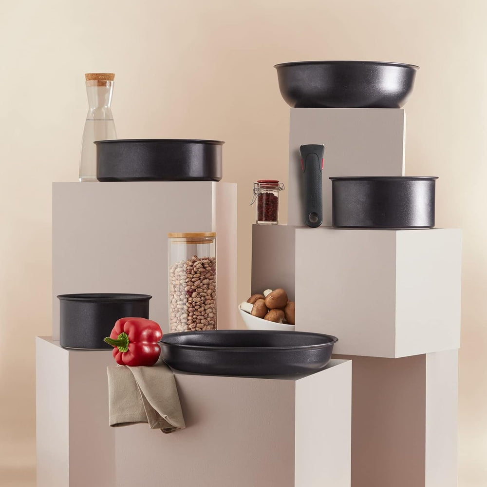 Tefal Padella Ingenio Eco Resist, 20 cm, induzione, facile da pulire, rivestimento antiaderente Pentole e Padelle Naty Shop