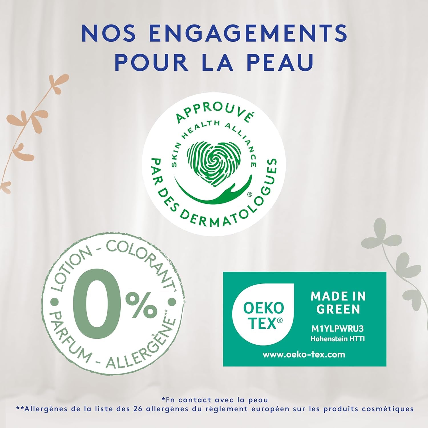 Douceur Naturelle - Mutandine, Taglia 6 (16-26 kg) Confezione da 1 mese - 112 mutandine