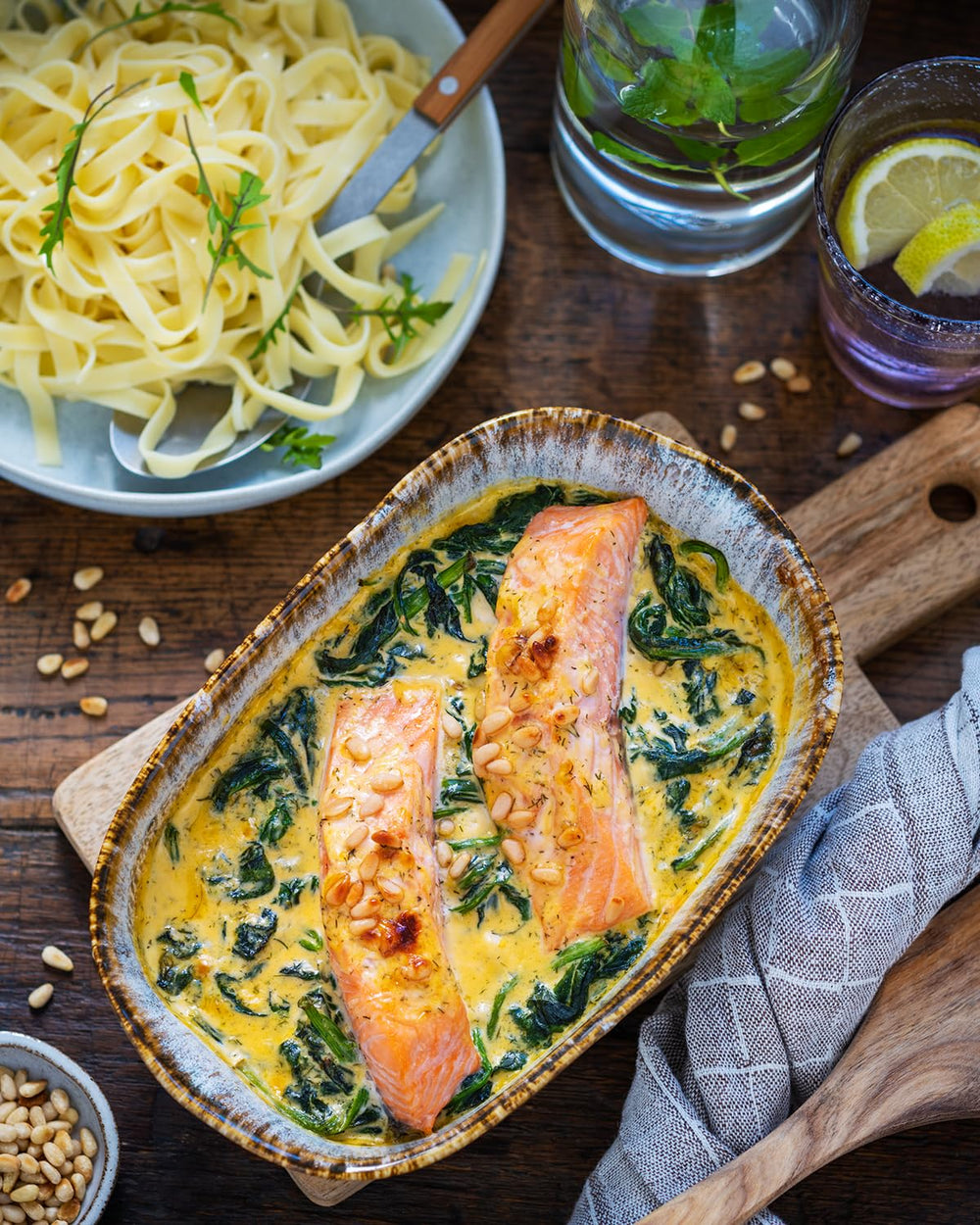 MAGGI Fix per Lachs-Sahne Gratin, Würzmischung, con ingredienti naturali*, per 2 porzioni, 1 confezione (1 x 26g)