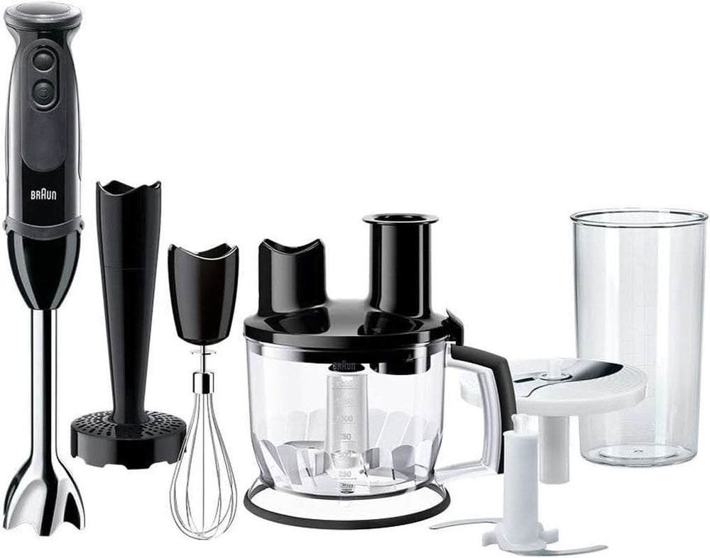Braun Stabmixer MQ 5200WH - Multiquick 5 Vario Purierstab Mit Edelstahl Mixfuß, 1000 Watt, Inkl. 600 ml Mix- & Messbecher, Bianco/Grau Kitchen Naty Shop Versione 2019 – Küchenmaschine