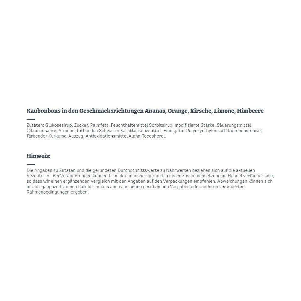 Kaufrüchtchen – 1 x 425G – caramelle ai cinque gusti di frutta Naty Shop