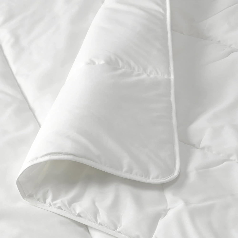 Biancheria da letto italiana Prestige Piumino estivo in microfibra, bianco, matrimoniale, 100% Naty Shop Piumini e trapunte